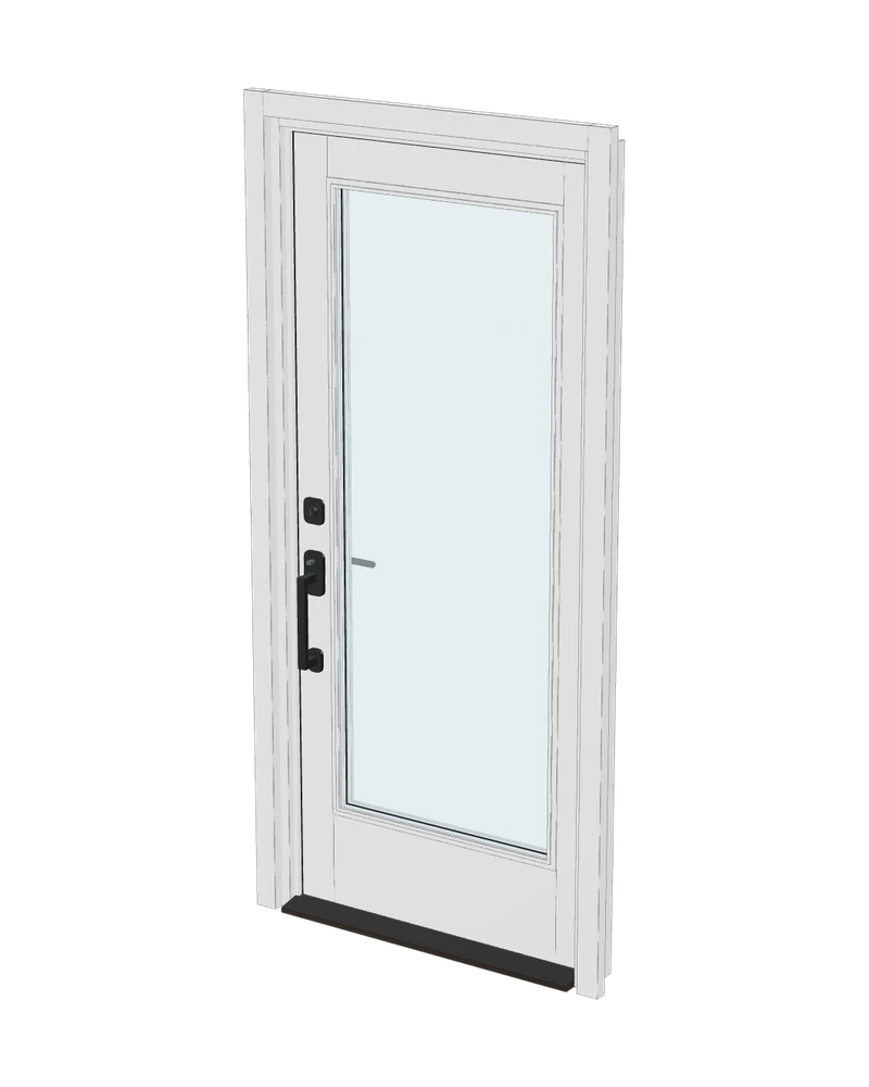 Entry Door — 3-D model of the Vytex window A1 installs