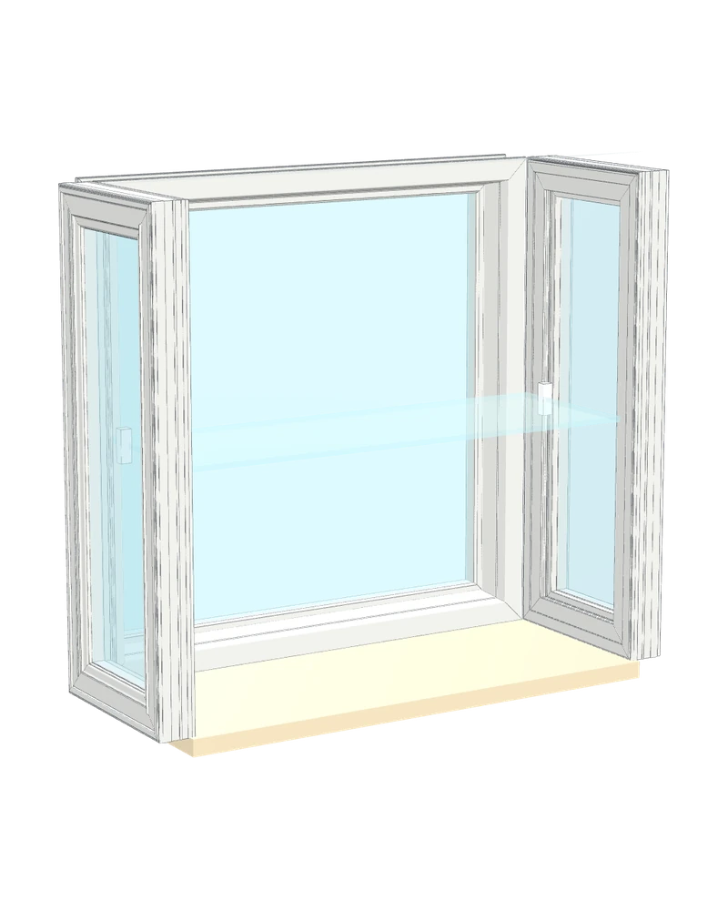 Garden — 3-D model of the Vytex window A1 installs