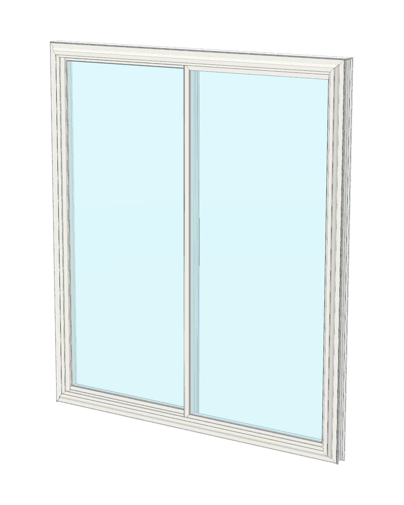 Patio Door — 3-D model of the Vytex window A1 installs