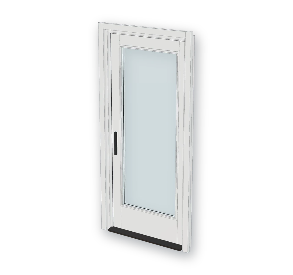 Entry Doors — 3-D render of the Vytex model A1 installs in Greater Atlanta