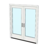 French door, 3-D render