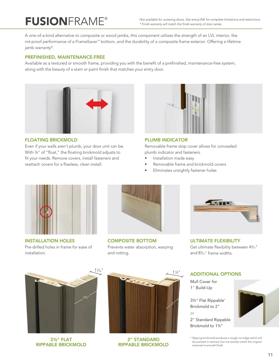 Entry Doors: Signet, Ascent & Legacy brochure, page 12