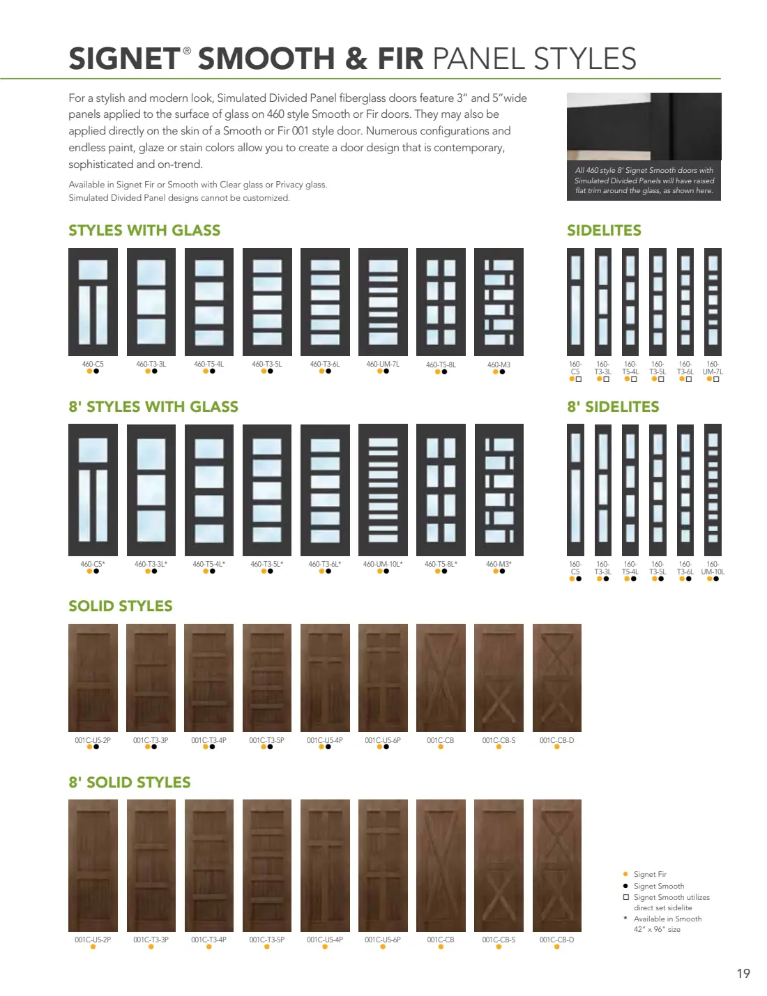 Entry Doors: Signet, Ascent & Legacy brochure, page 20