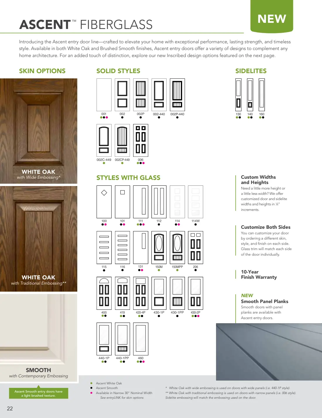 Entry Doors: Signet, Ascent & Legacy brochure, page 23
