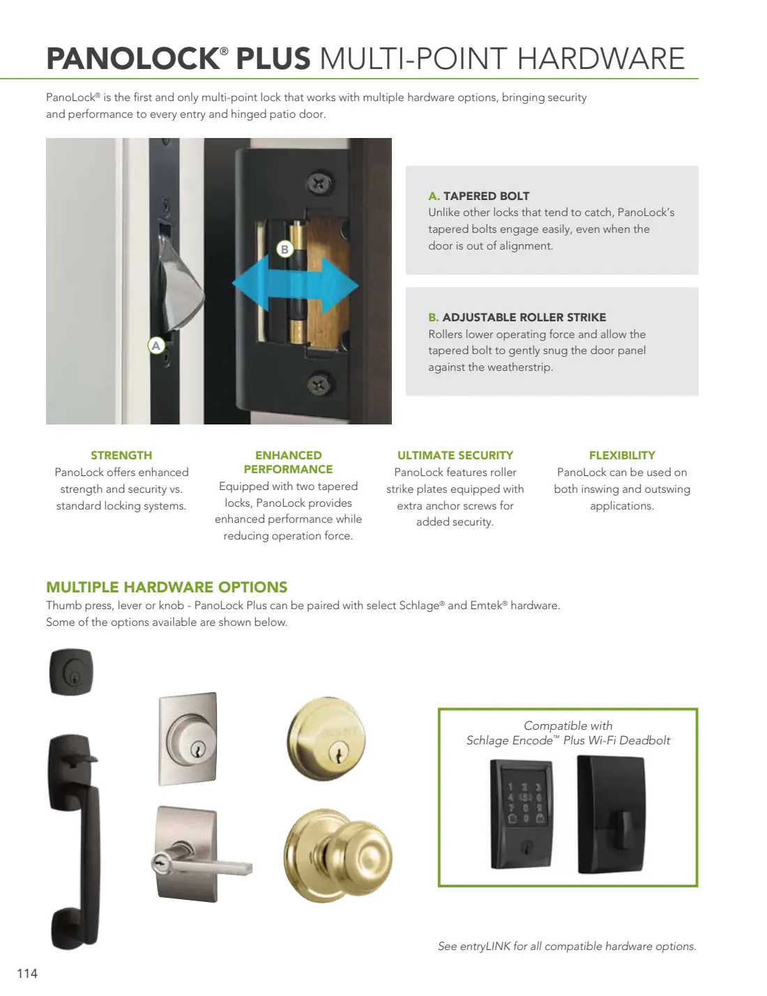 Colors, Stains & Hardware brochure, page 10