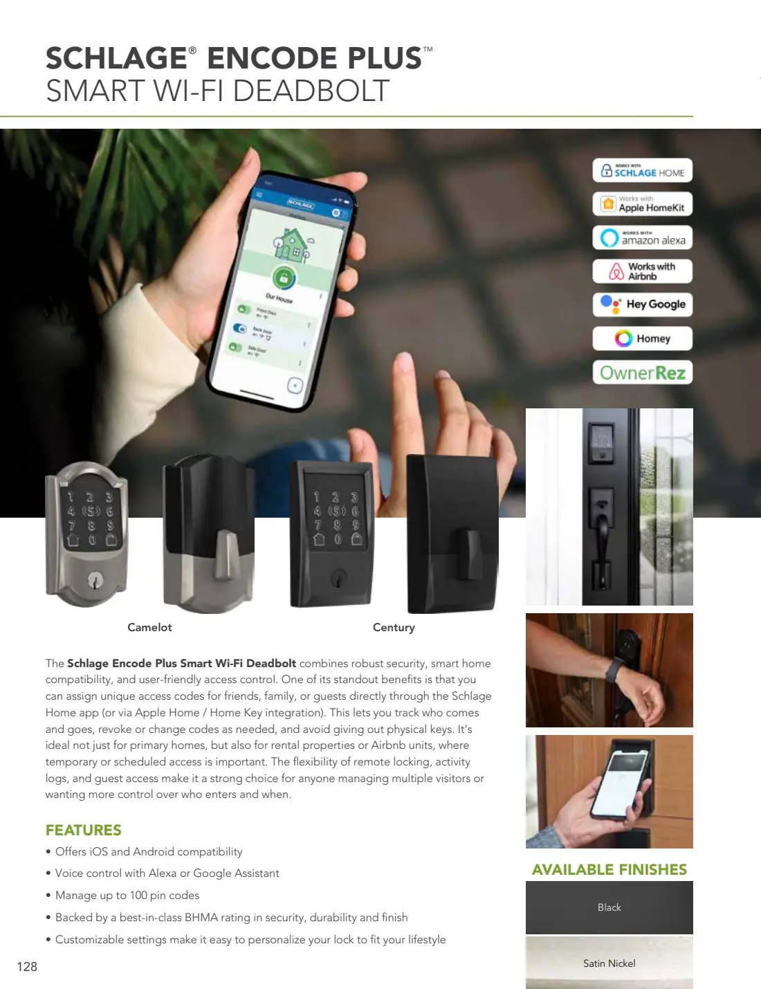 Colors, Stains & Hardware brochure, page 24