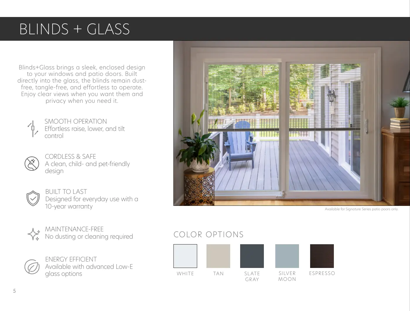 Sliding Patio Doors brochure, page 6