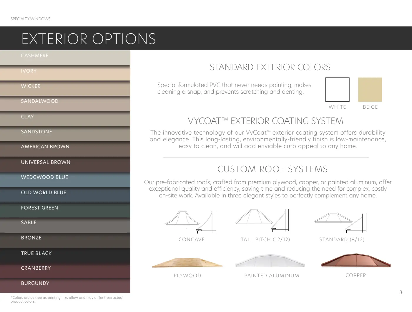 Specialty Windows brochure, page 4