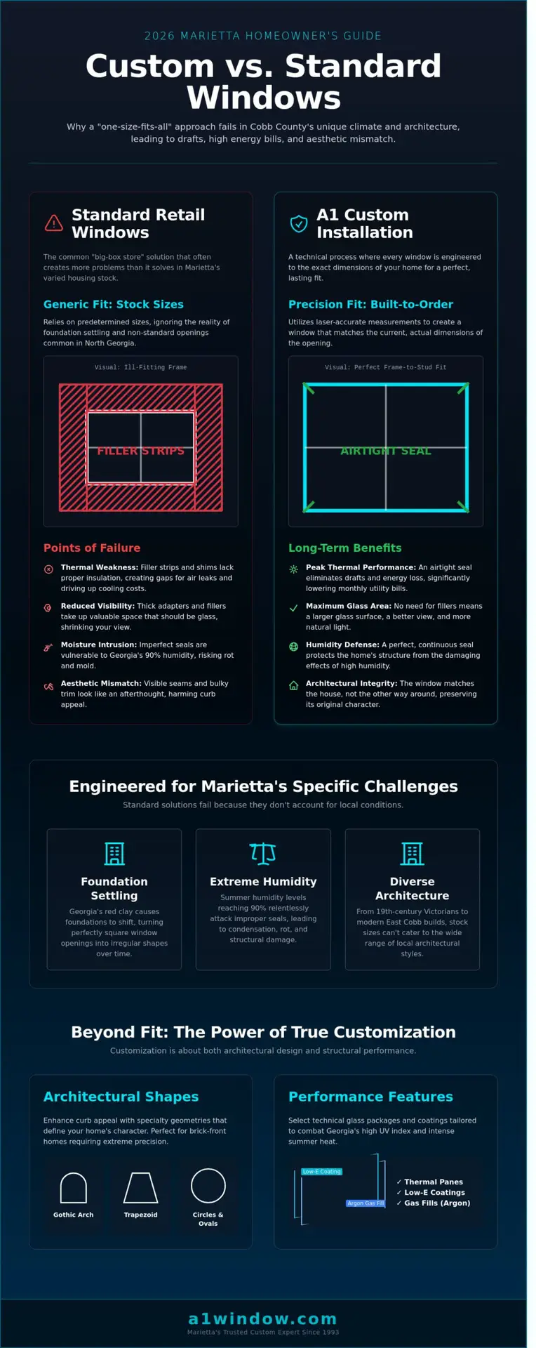 Expert Custom Window Installation in Marietta, GA: 2026 Homeowner Guide
