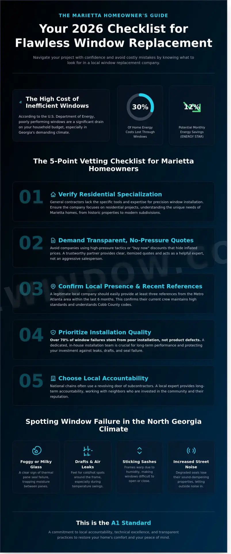 Finding the Best Windows Replacement Company in Marietta, GA: A 2026 Buyer’s Guide